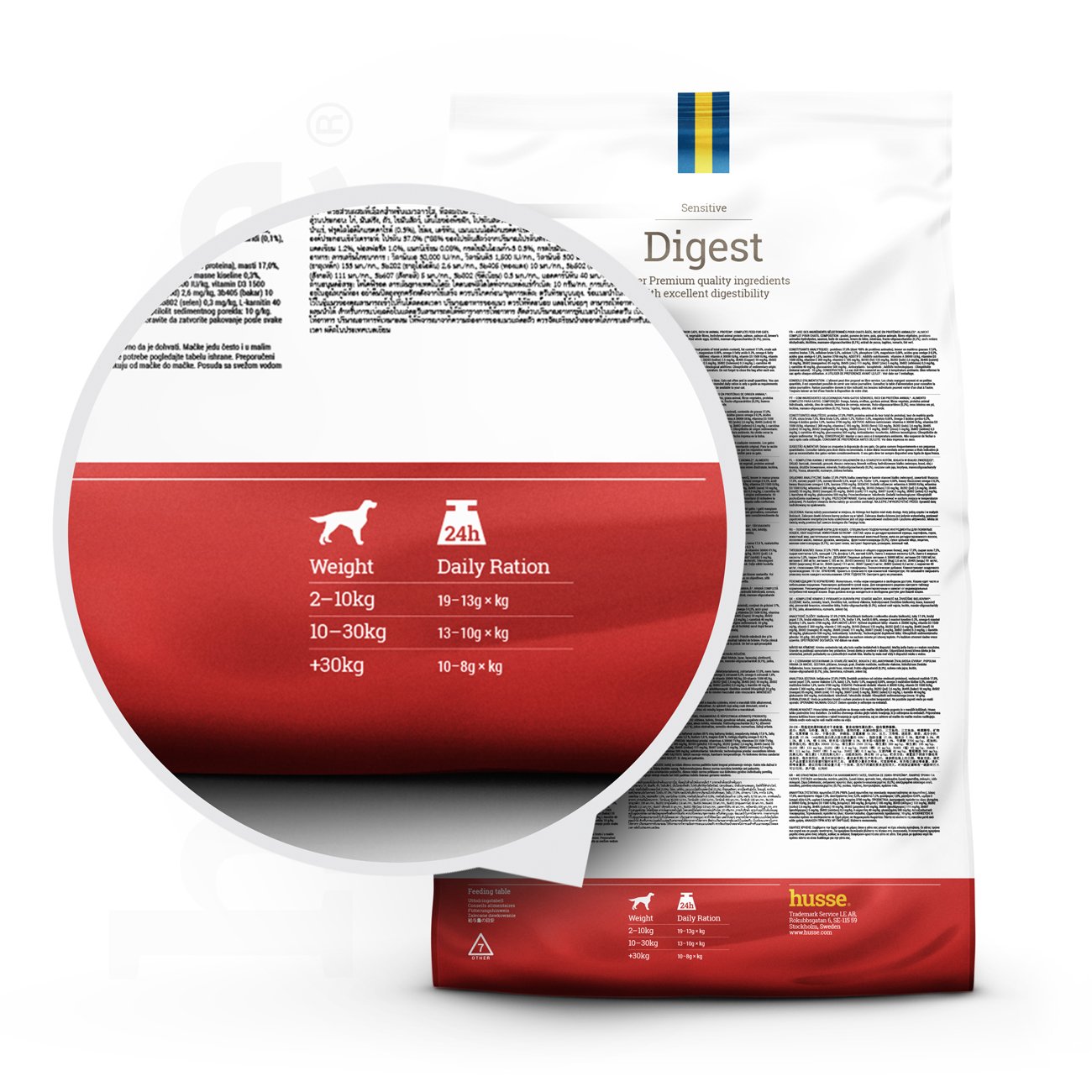 Sensitive Digest, 7 kg | Glutenfritt recept med begränsade animaliska proteinkällor