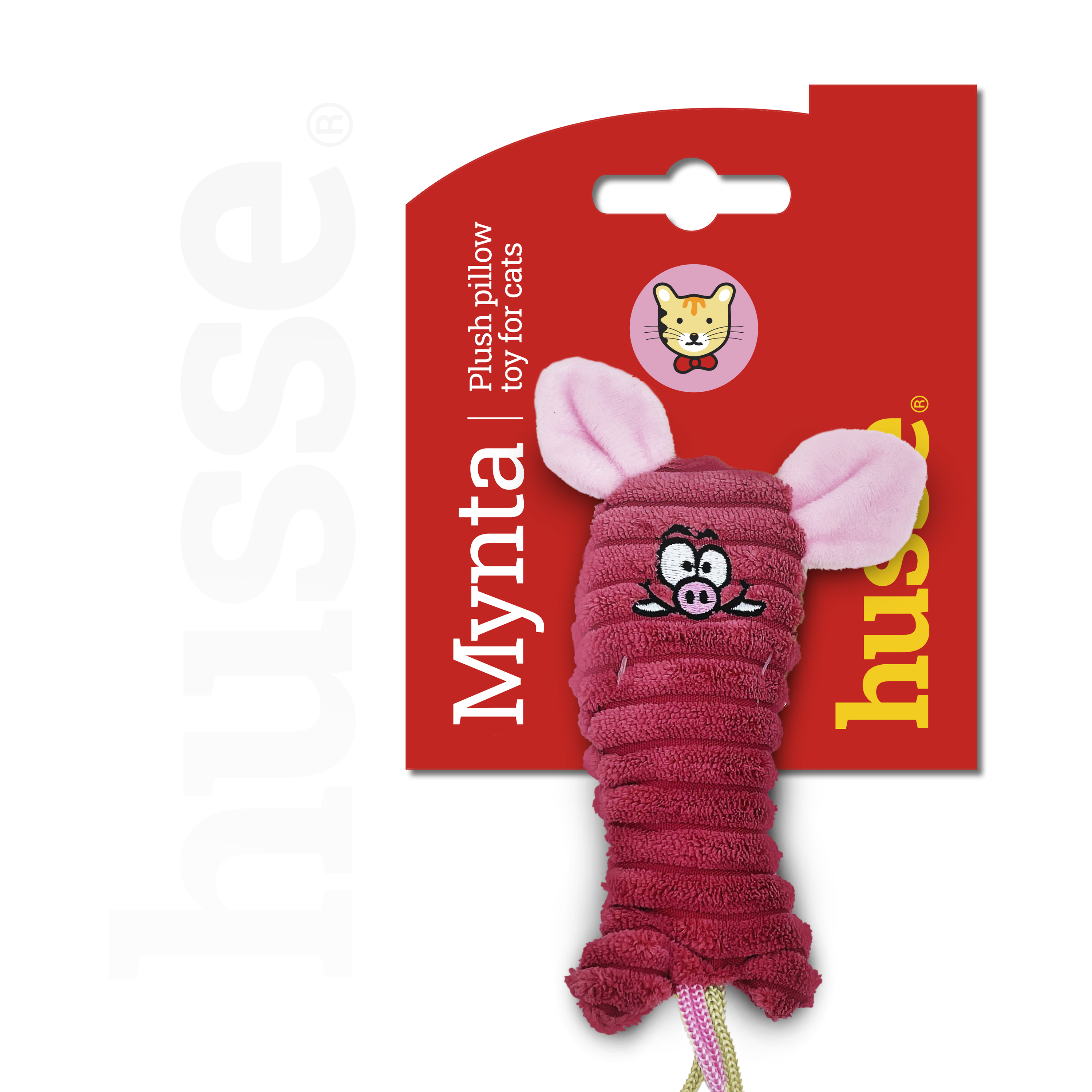 Mynta, 1 pc | Plyschkuddeleksak för katter