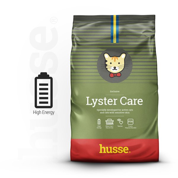 Exclusive Lyster Care, 7 kg | Torrfoder för aktiva katter eller katter med känslig hud och päls