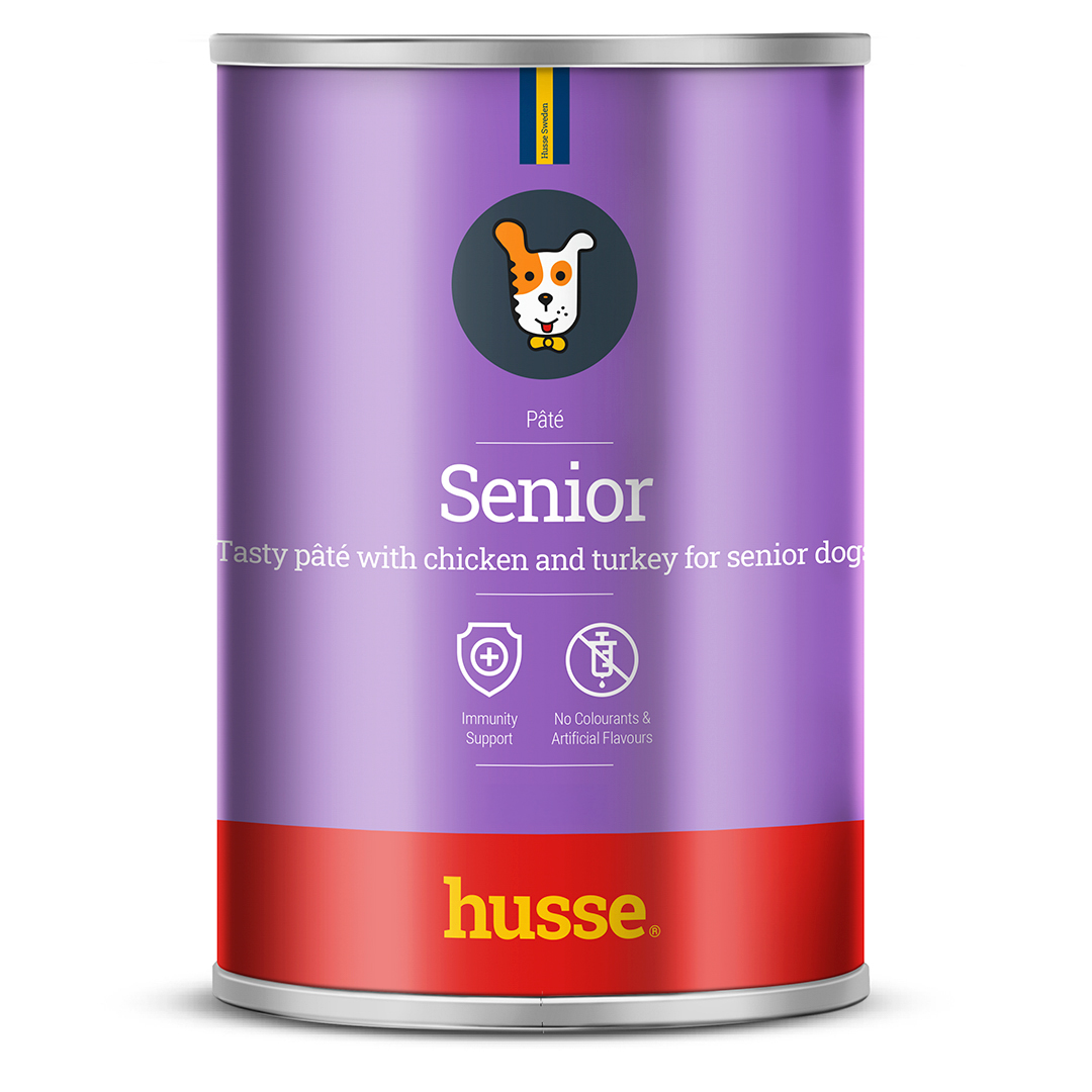 Senior pâté, 400 g | Balanserad måltid med tillsatt echinacea