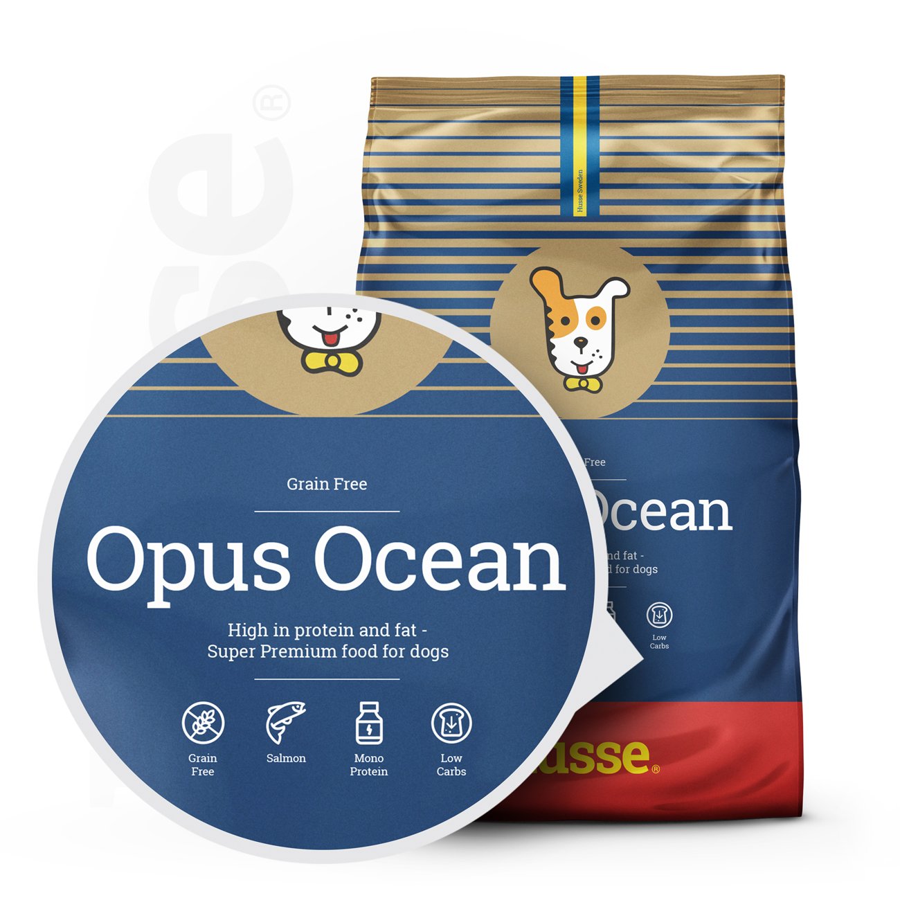 Opus Ocean, 2 kg | Spannmålsfritt torrfoder med en enda animalisk proteinkälla
