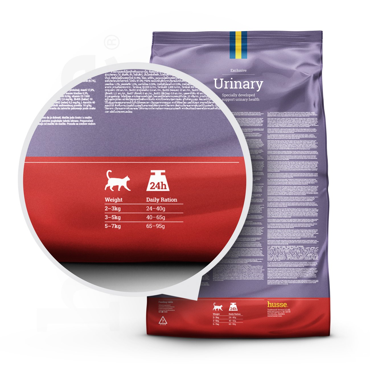 Exclusive Urinary, 2 kg | Komplett torrfoder som hjälper till att bibehålla urinhälsa