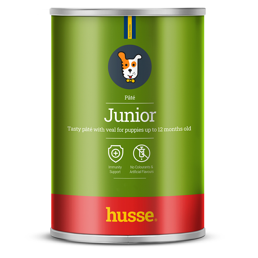 Junior pâté, 400 g | Balanserad måltid med kalvkött & torkad ginseng