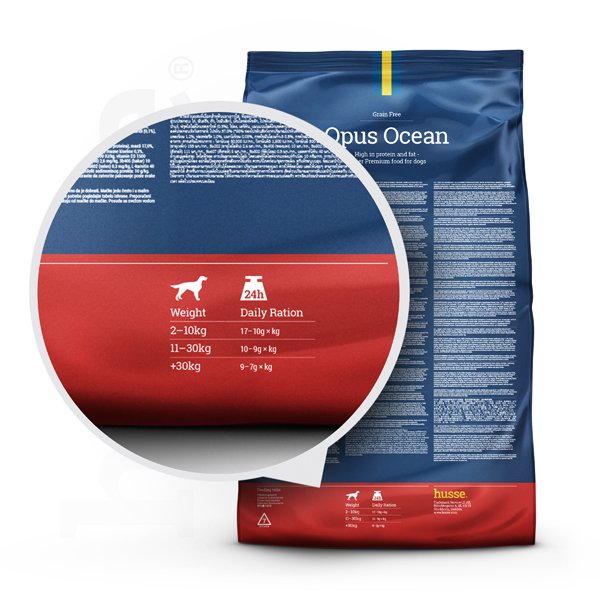 Opus Ocean, 2 kg | Spannmålsfritt torrfoder med en enda animalisk proteinkälla