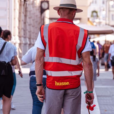 Reflexväst, S/M | Väst med reflexremsor för ökad synlighet