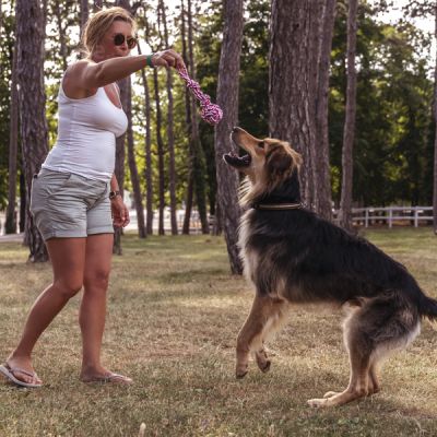 Rep Boll, 1 st | Repleksak med en knuten boll