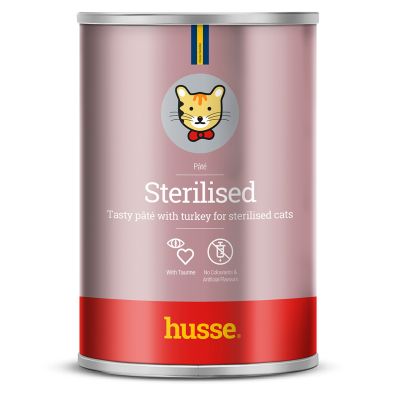 Sterilised - paté kalkon, 400 g | Balanserad måltid med tillsatt taurin