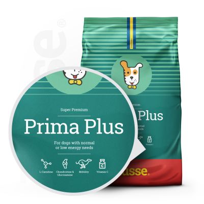 Prima Plus, 2 kg | Torrfoder med måttligt fett- och kaloriinnehåll