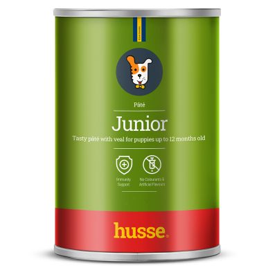 Junior pâté, 400 g | Balanserad måltid med kalvkött & torkad ginseng